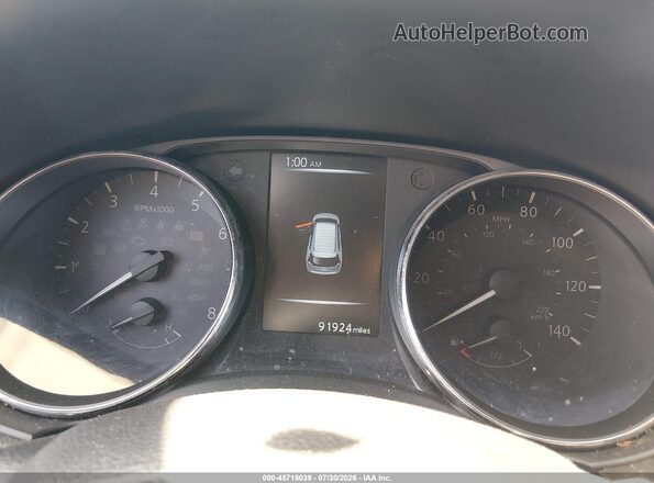 KNMAT2MV0HP511918 2017 NISSAN ROGUE Blue უკანა სავარძლების ხედი