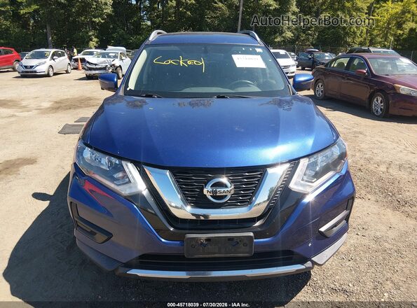 KNMAT2MV0HP511918 2017 NISSAN ROGUE Blue წინა პანელის ხედი