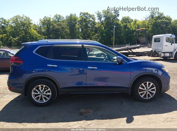 KNMAT2MV0HP511918 2017 NISSAN ROGUE Blue ხელსაწყოთა პანელის ხედი