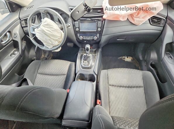 KNMAT2MV0HP521574 2017 NISSAN ROGUE White Առջևի վահանակի տեսք