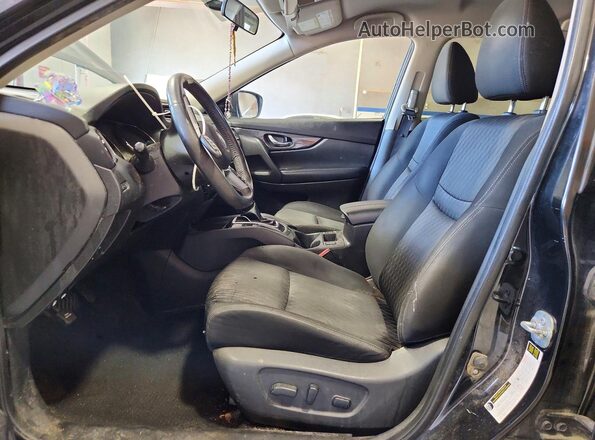 KNMAT2MV0HP529772 2017 NISSAN ROGUE Black Սալոնի դիմացի տեսք