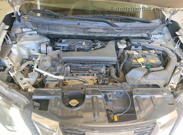 KNMAT2MV0HP578406 2017 NISSAN ROGUE Silver Вид задньої частини салону