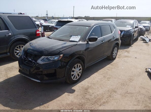 KNMAT2MV0HP603613 2017 NISSAN ROGUE Black წინა მარცხენა ხედი სამი მეოთხედიდან