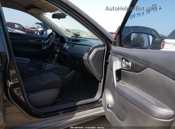 KNMAT2MV0HP603613 2017 NISSAN ROGUE Black წინა სალონის ხედი