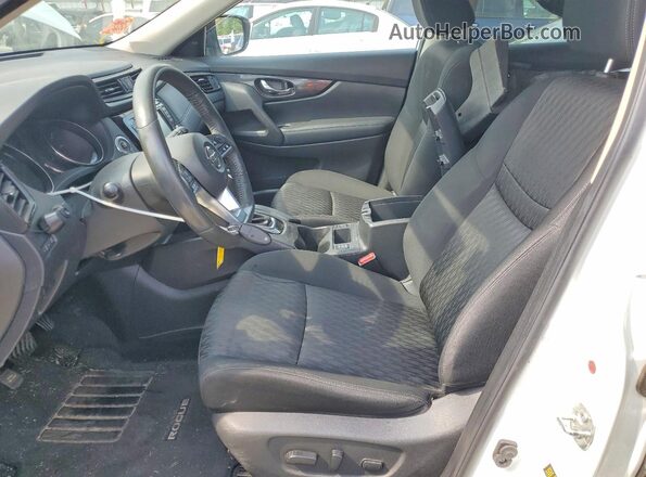 KNMAT2MV0HP619357 2017 NISSAN ROGUE White წინა სალონის ხედი