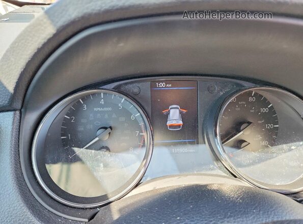 KNMAT2MV0JP506790 2018 NISSAN ROGUE Черный Вид щитка приборов