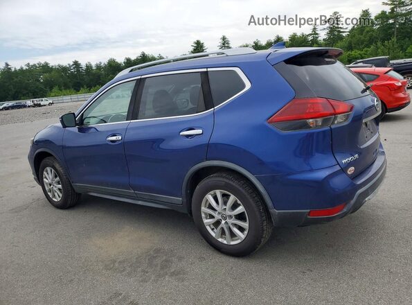 KNMAT2MV0JP520057 2018 NISSAN ROGUE Blue Tył lewy