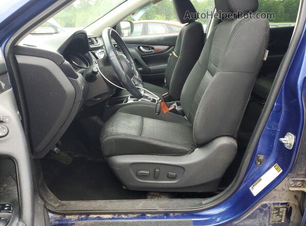 KNMAT2MV0JP520057 2018 NISSAN ROGUE Blue Widok wnętrza z przodu
