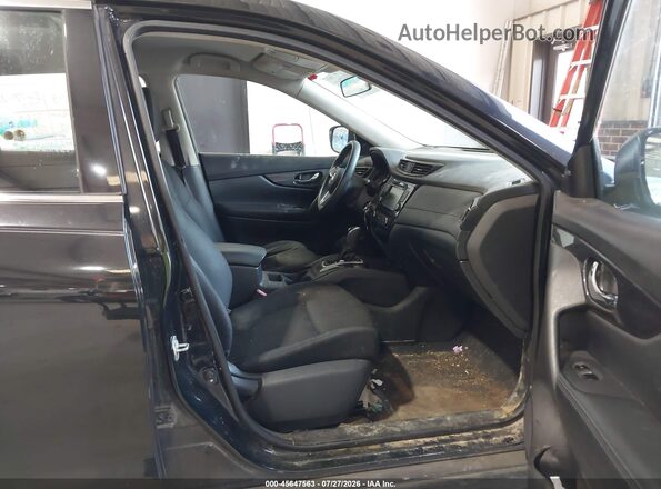 KNMAT2MV0JP528837 2018 NISSAN ROGUE Black Widok wnętrza z przodu