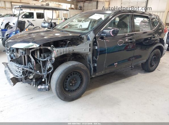 KNMAT2MV0JP528837 2018 NISSAN ROGUE Black Widok z przodu