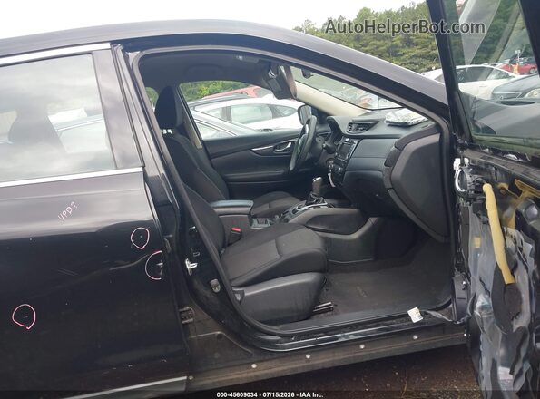 KNMAT2MV0JP552443 2018 NISSAN ROGUE Black Front interior view