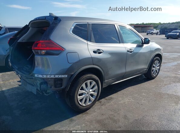 KNMAT2MV0JP554466 2018 NISSAN ROGUE Серый Задняя правая четверть