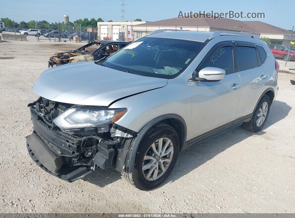 KNMAT2MV0KP509366 2019 NISSAN ROGUE Серебряный Передняя левая четверть