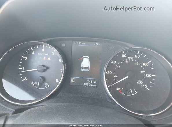 KNMAT2MV0KP509366 2019 NISSAN ROGUE Серебряный Вид задних сидений
