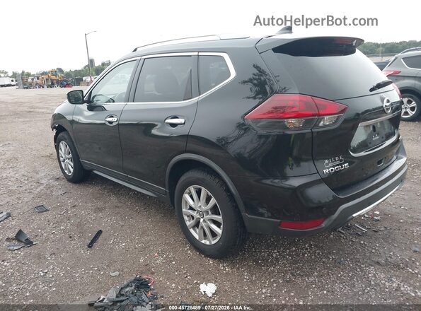 KNMAT2MV0KP525695 2019 NISSAN ROGUE Black უკანა მარცხენა