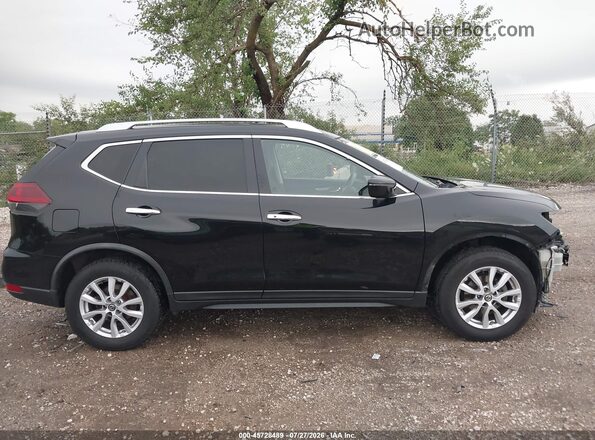KNMAT2MV0KP525695 2019 NISSAN ROGUE Black უკანა სალონის ხედი