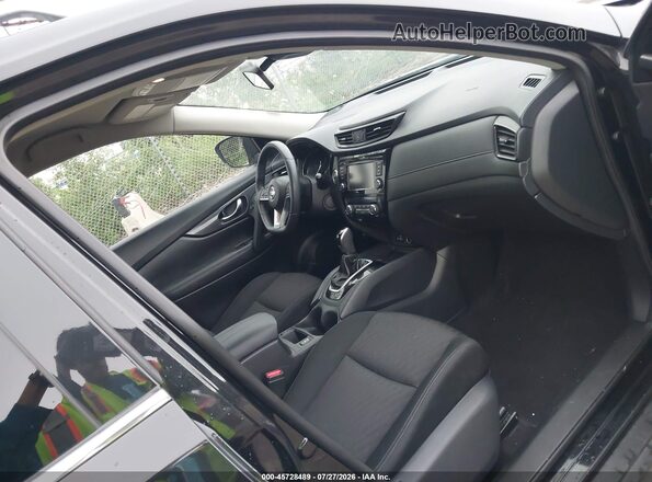 KNMAT2MV0KP525695 2019 NISSAN ROGUE Black წინა სალონის ხედი