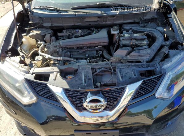 KNMAT2MV1GP616546 2016 NISSAN ROGUE Black Սալոնի հետևի տեսք