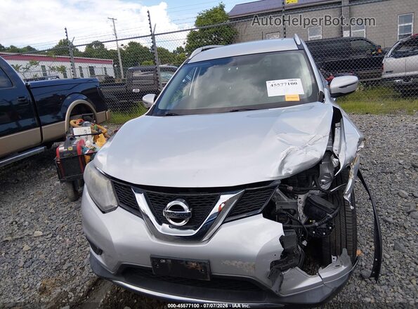 KNMAT2MV1GP616661 2016 NISSAN ROGUE Silver Սալոնի հետևի տեսք