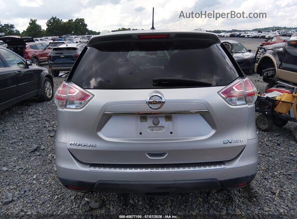 KNMAT2MV1GP616661 2016 NISSAN ROGUE Silver 