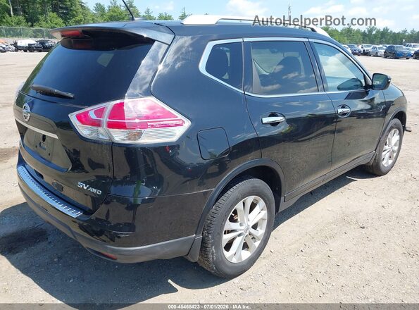 KNMAT2MV1GP623125 2016 NISSAN ROGUE Black Задня права чверть