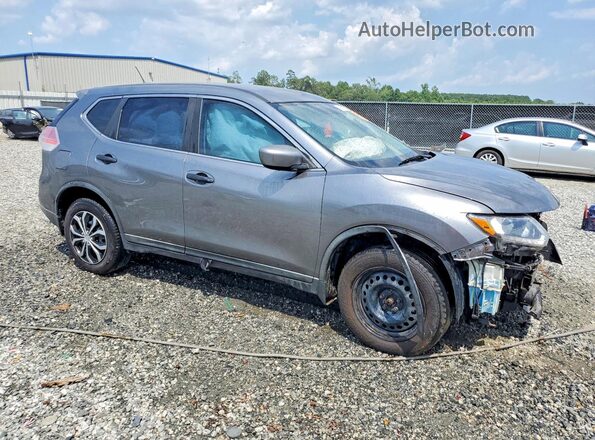 KNMAT2MV1GP628485 2016 NISSAN ROGUE Gray Front right