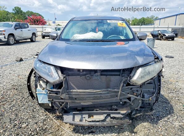 KNMAT2MV1GP628485 2016 NISSAN ROGUE Gray Front view