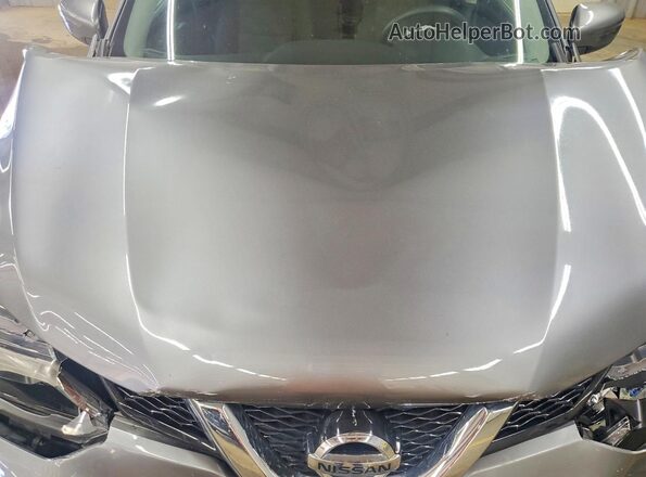 KNMAT2MV1GP640703 2016 NISSAN ROGUE Gray ძრავის განყოფილების ხედი