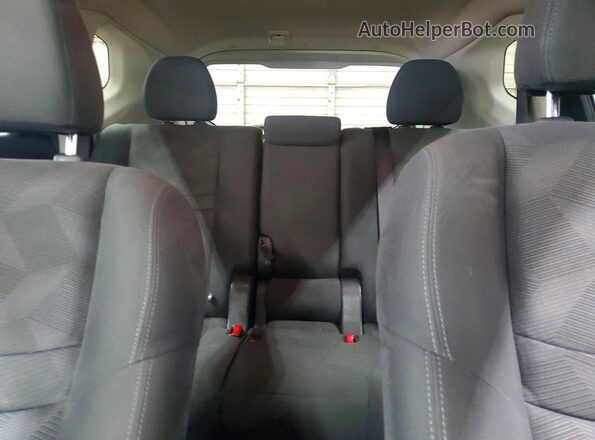 KNMAT2MV1GP640703 2016 NISSAN ROGUE Gray უკანა სავარძლების ხედი