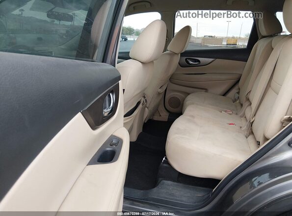 KNMAT2MV1GP689853 2016 NISSAN ROGUE Gray VIN კოდის სტიკერის ხედი
