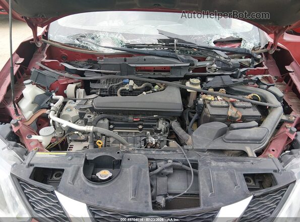 KNMAT2MV1GP693627 2016 NISSAN ROGUE Красный Вид сзади