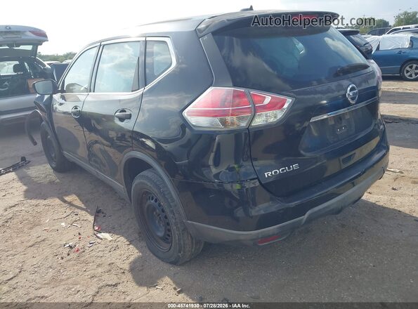 KNMAT2MV1GP694762 2016 NISSAN ROGUE Black Задня ліва чверть