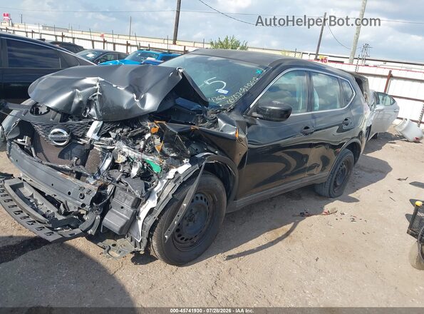 KNMAT2MV1GP694762 2016 NISSAN ROGUE Black Передня ліва чверть
