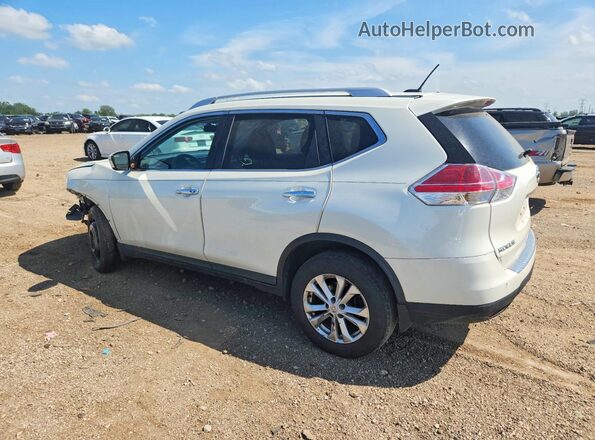 KNMAT2MV1GP725525 2016 NISSAN ROGUE White Задня ліва чверть
