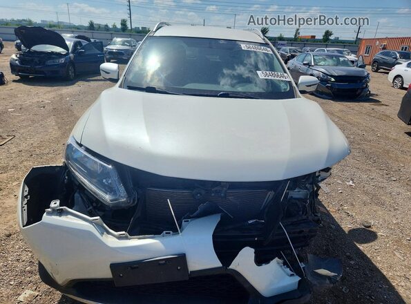 KNMAT2MV1GP725525 2016 NISSAN ROGUE White Вид спереду