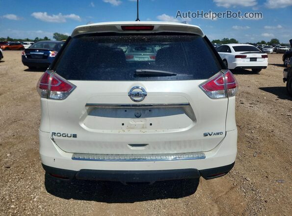 KNMAT2MV1GP725525 2016 NISSAN ROGUE White Вид ззаду