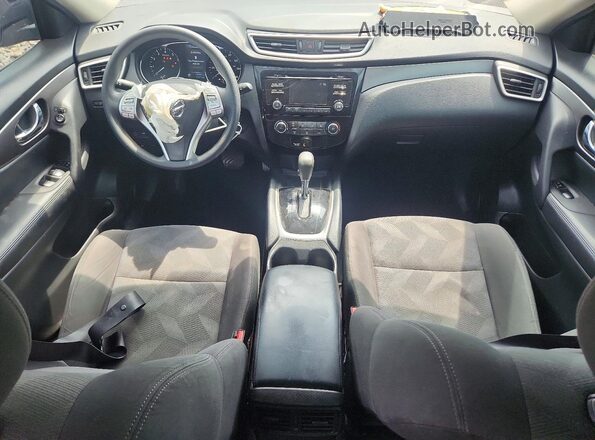 KNMAT2MV1GP737061 2016 NISSAN ROGUE Gray Առջևի վահանակի տեսք