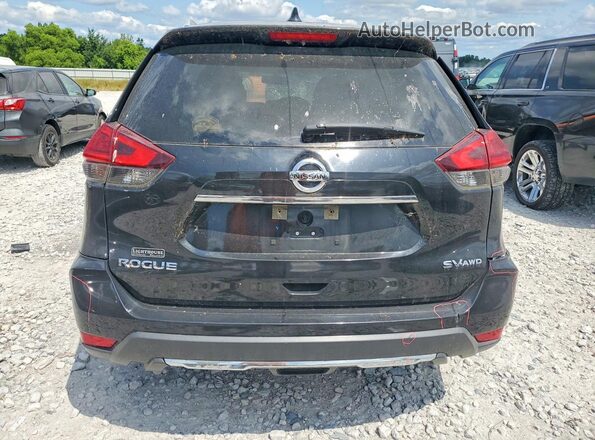 KNMAT2MV1HP513578 2017 NISSAN ROGUE Black Widok z tyłu