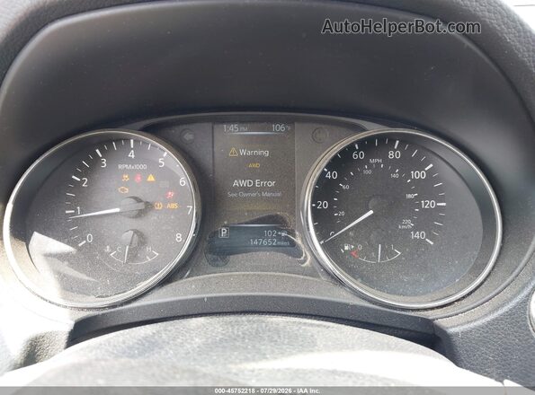 KNMAT2MV1HP524435 2017 NISSAN ROGUE Белый Вид задних сидений