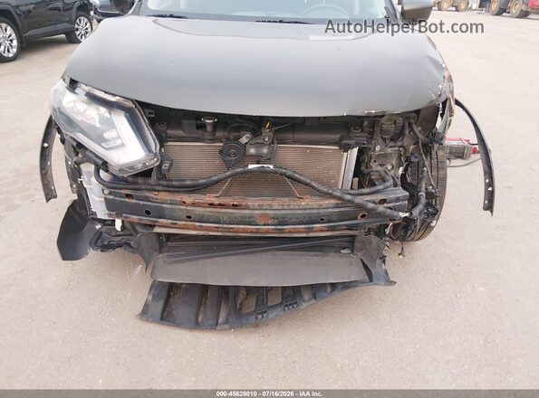 KNMAT2MV1HP567365 2017 NISSAN ROGUE Black Вид спереду