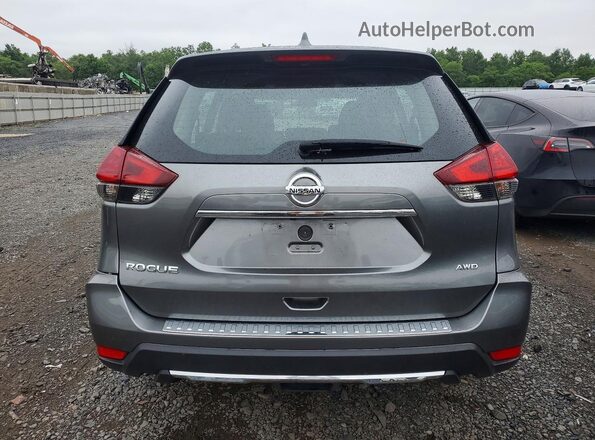 KNMAT2MV1HP591150 2017 NISSAN ROGUE Gray Rear view