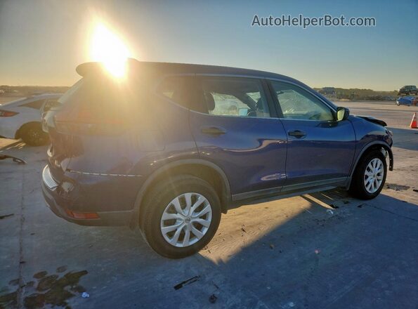 KNMAT2MV1HP591388 2017 NISSAN ROGUE Blue Tył prawy