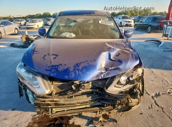 KNMAT2MV1HP591388 2017 NISSAN ROGUE Blue Widok z przodu