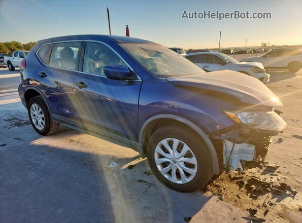 KNMAT2MV1HP591388 2017 NISSAN ROGUE Blue Przód prawy