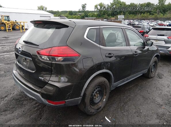 KNMAT2MV1HP599930 2017 NISSAN ROGUE Black Tył prawy