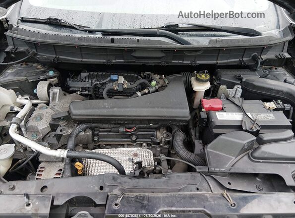 KNMAT2MV1HP599930 2017 NISSAN ROGUE Black Widok z tyłu