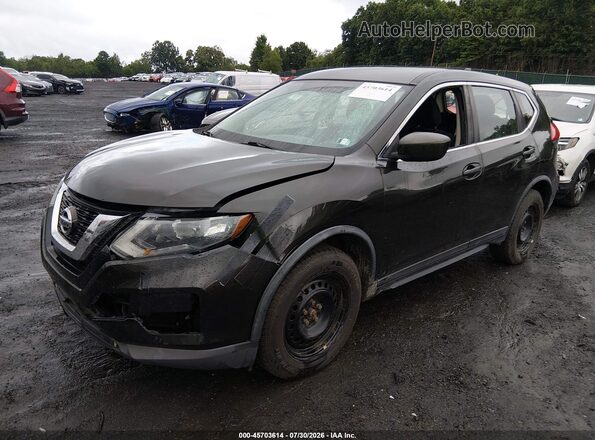 KNMAT2MV1HP599930 2017 NISSAN ROGUE Black Przód lewy