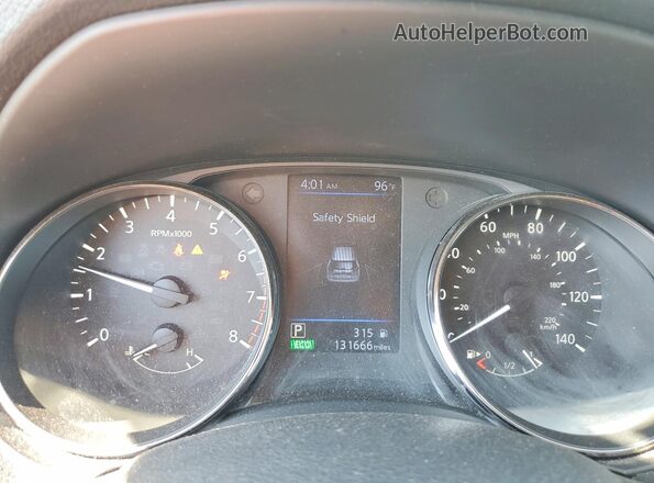 KNMAT2MV1JP513151 2018 NISSAN ROGUE Black Սարքավորումների վահանակի տեսք