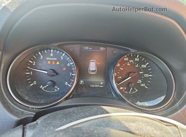 KNMAT2MV1JP562852 2018 NISSAN ROGUE Silver Instrument cluster view
