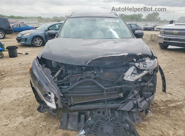 KNMAT2MV1JP603741 2018 NISSAN ROGUE Black წინა ხედი